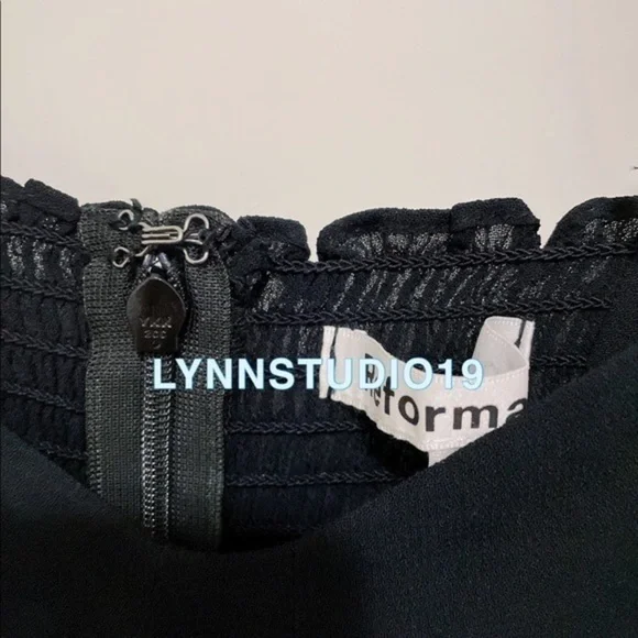 Reformation Juliette Dress Black - Picture 4 of 5